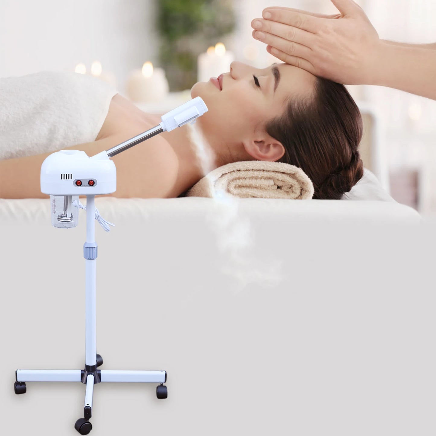 Facial Steamer 110V Nano Spray Machine Beauty Skin Care Moisturizing Hydration Tool for Home Salon Facial Treatment Equipment