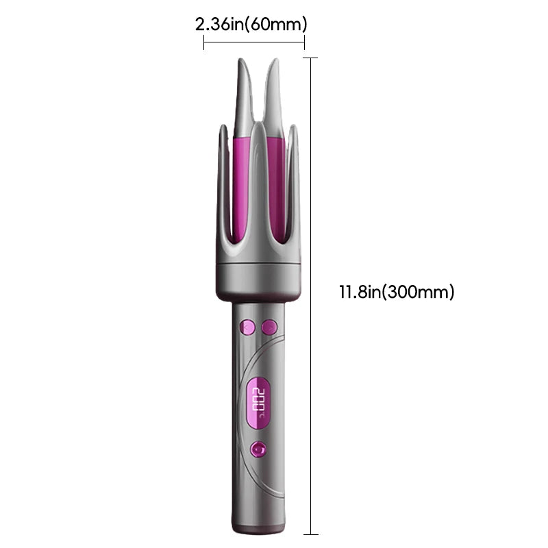 28mm Automatic Curling Iron, Hair Curler Wand Rotating,4 Adjustable Temperature Levels, Fast Self Spinning Styling