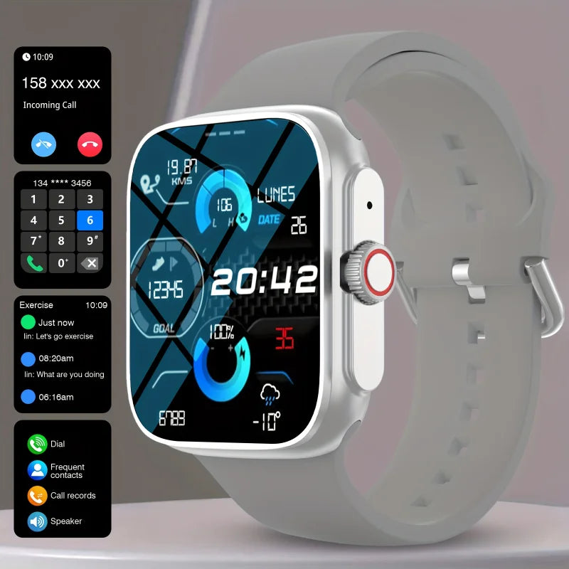 Smart Watch, HD Screen, Wireless Call, Multiple Sports Modes, Replaceable Wallpaper, Outdoor Sports Watch, Smart Watches Suitable for Men and Women, Suitable for IPhone & Android