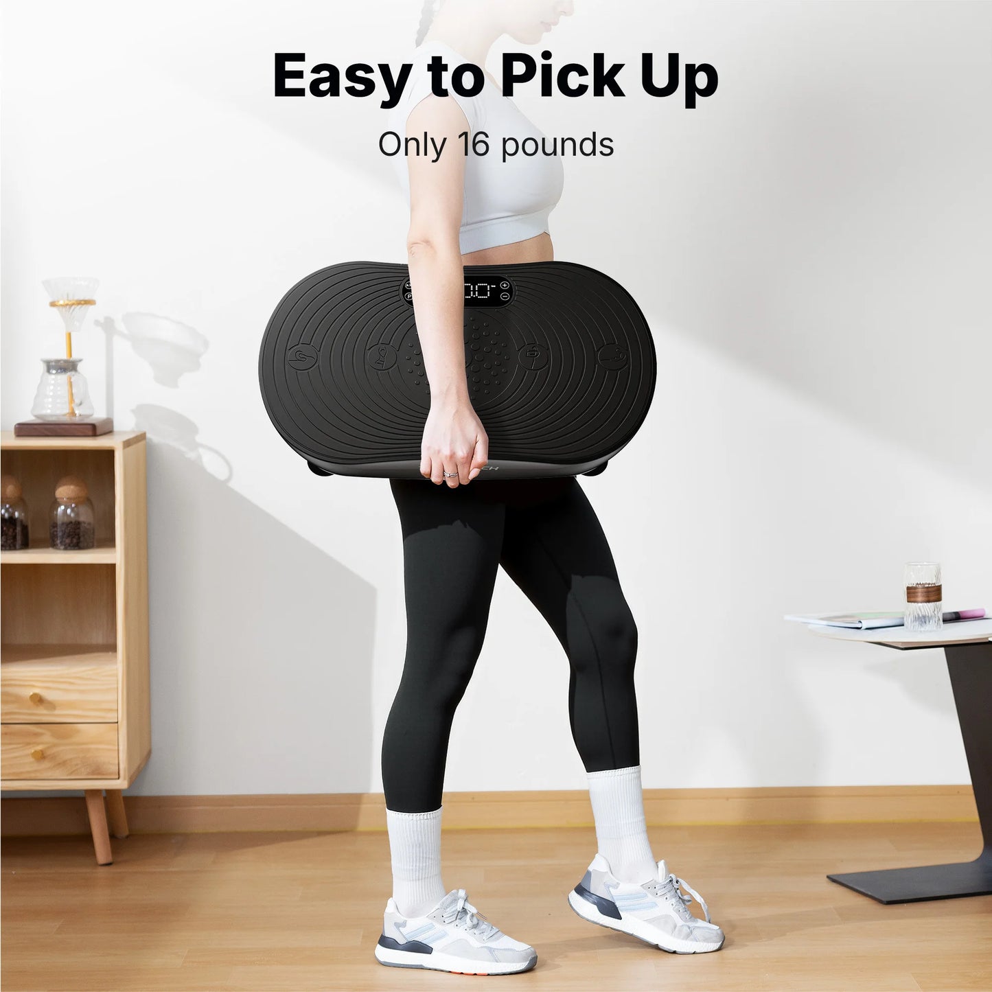 MERACH Vibration Plate V33 Pro for Weight Loss & Shaping: 99 Speed Levels, Enhanced Vibration, Bluetooth Speaker, LED Touchscreen