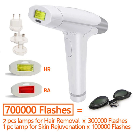 Lescolton 2in1 IPL Epilator Laser Hair Removal T009 Lamp Replaceable Rejuvenation Permanent Painless Bikini Trimmer for Home