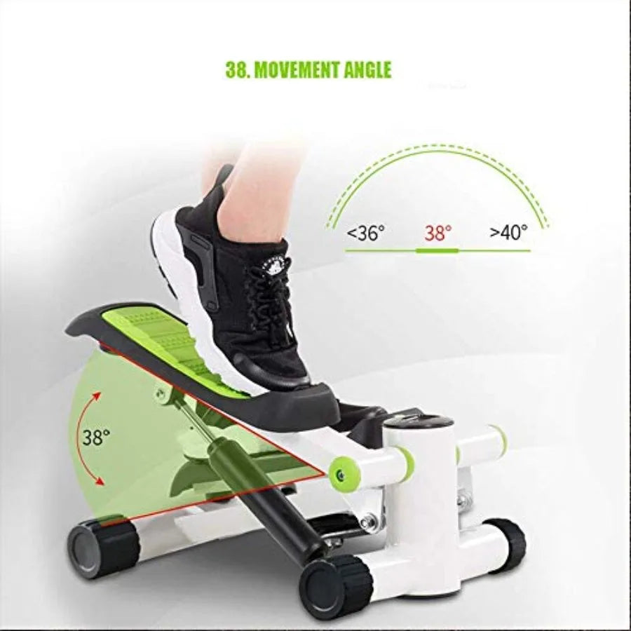 Mini Stepper Indoor Hydraulic Fitness Stair Machine Climbing Machine Mute Exercises Equipment with LCD Display for Home Install
