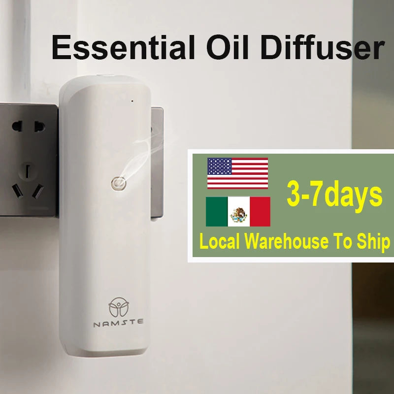 NAMSTE Plug in Wall Fragrance Diffuser Waterless Smart Flavoring Diffusers for Home 150ml Essential Oils Scent Air Machine 300m³