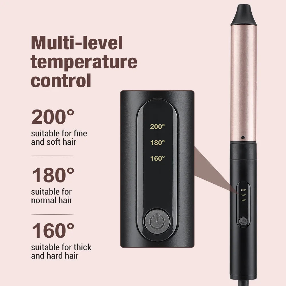 6 in 1 Hair Curling Iron, 30s Fast Heating Automatic Temperature Hair Care Hair Curler for for All Hair Types Rollers