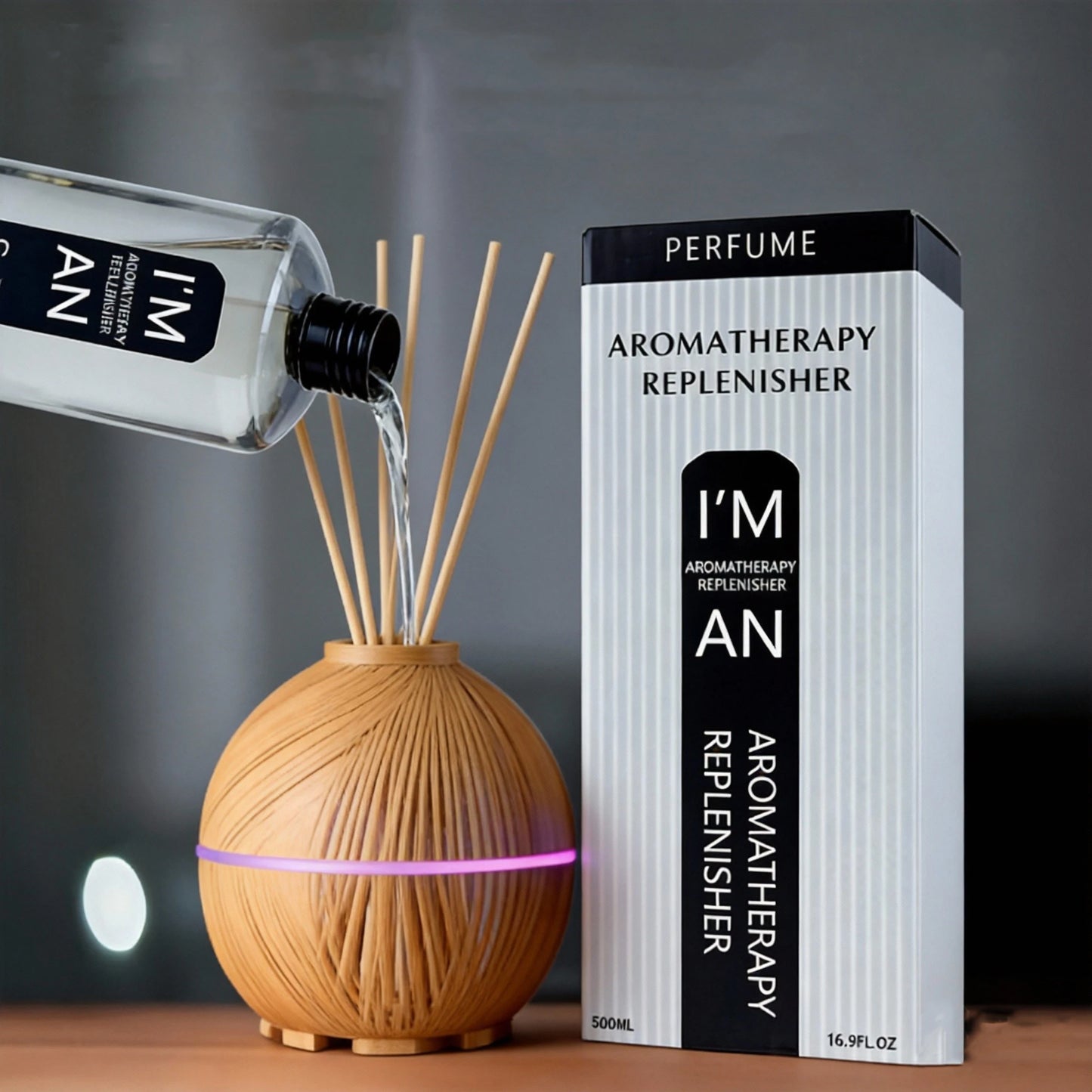 500ML Flameless Aromatherapy Essential Oil Hilton Hotel Marriott Reed Diffuser Oil Refill Supplement Liquid for Air humidifier