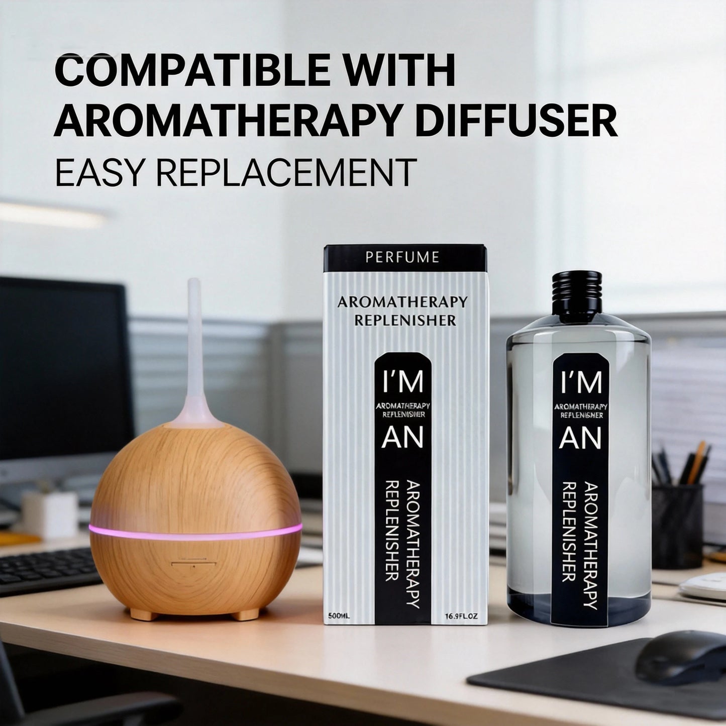 500ML Flameless Aromatherapy Essential Oil Hilton Hotel Marriott Reed Diffuser Oil Refill Supplement Liquid for Air humidifier