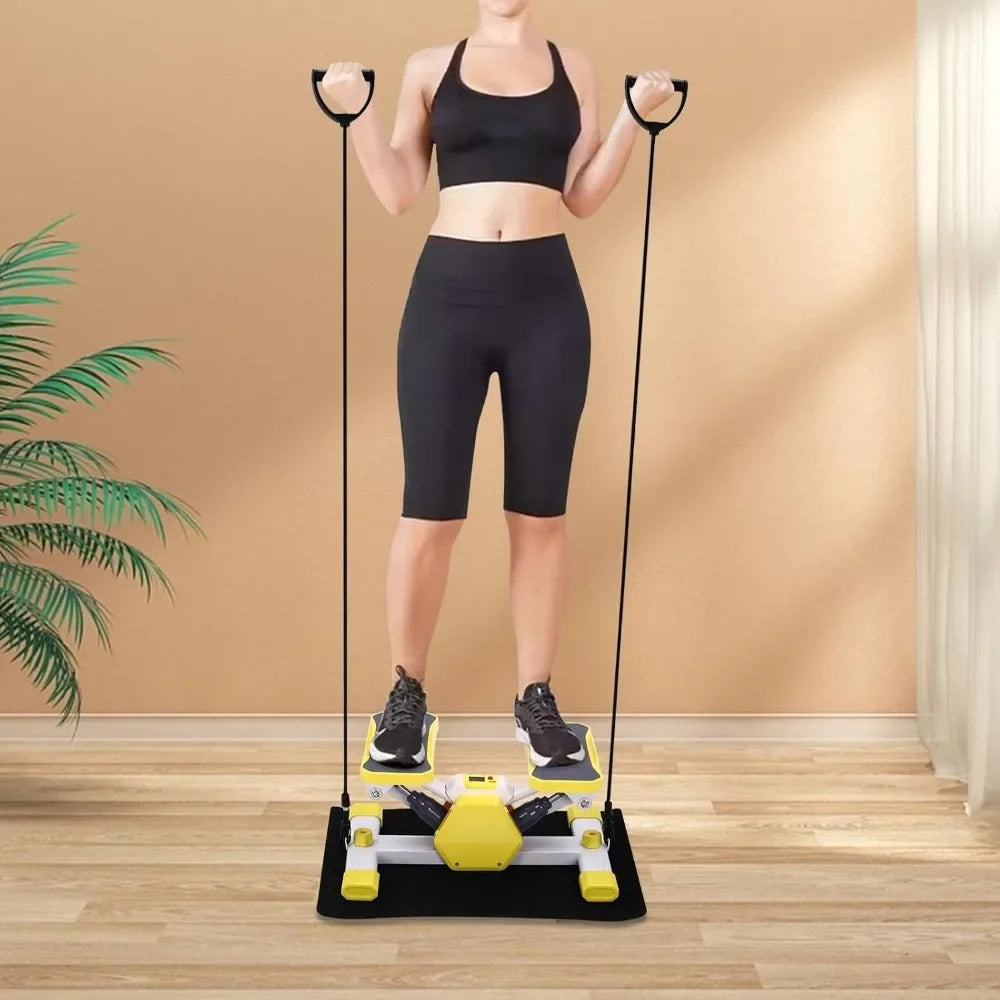 Mini-Steppers Mini Stair Stepper 330 Lb Capacity for Exercise Home Workout Equipment Digital Monitor for Exercise At Home