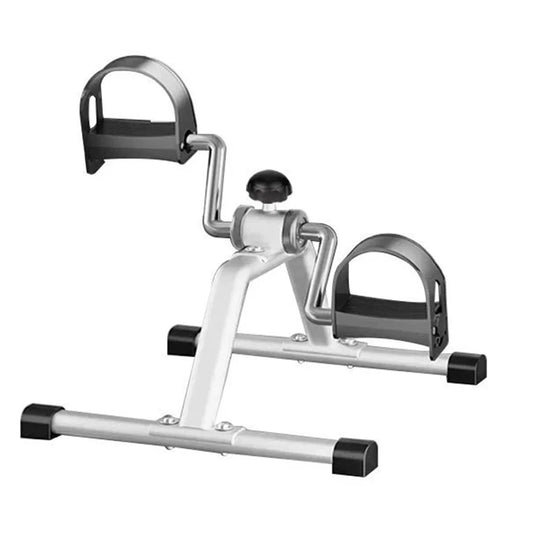 Folding Portable Foot Pedal Exerciser with Adjustable Resistance Under Desk Bike Stationary Exercise Bike for Home Exercise