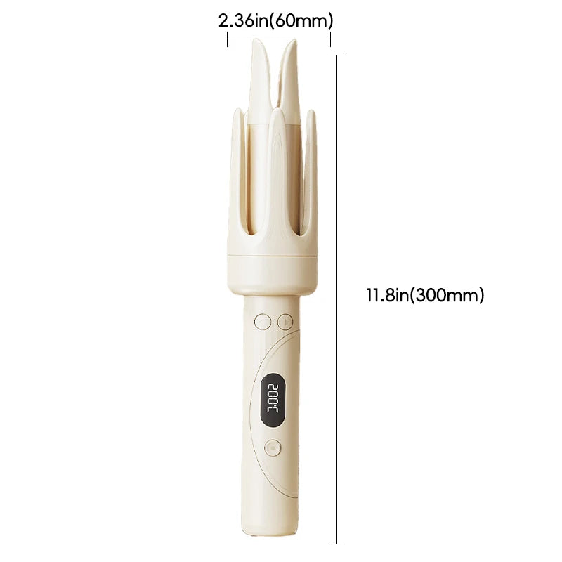 28mm Automatic Curling Iron, Hair Curler Wand Rotating,4 Adjustable Temperature Levels, Fast Self Spinning Styling