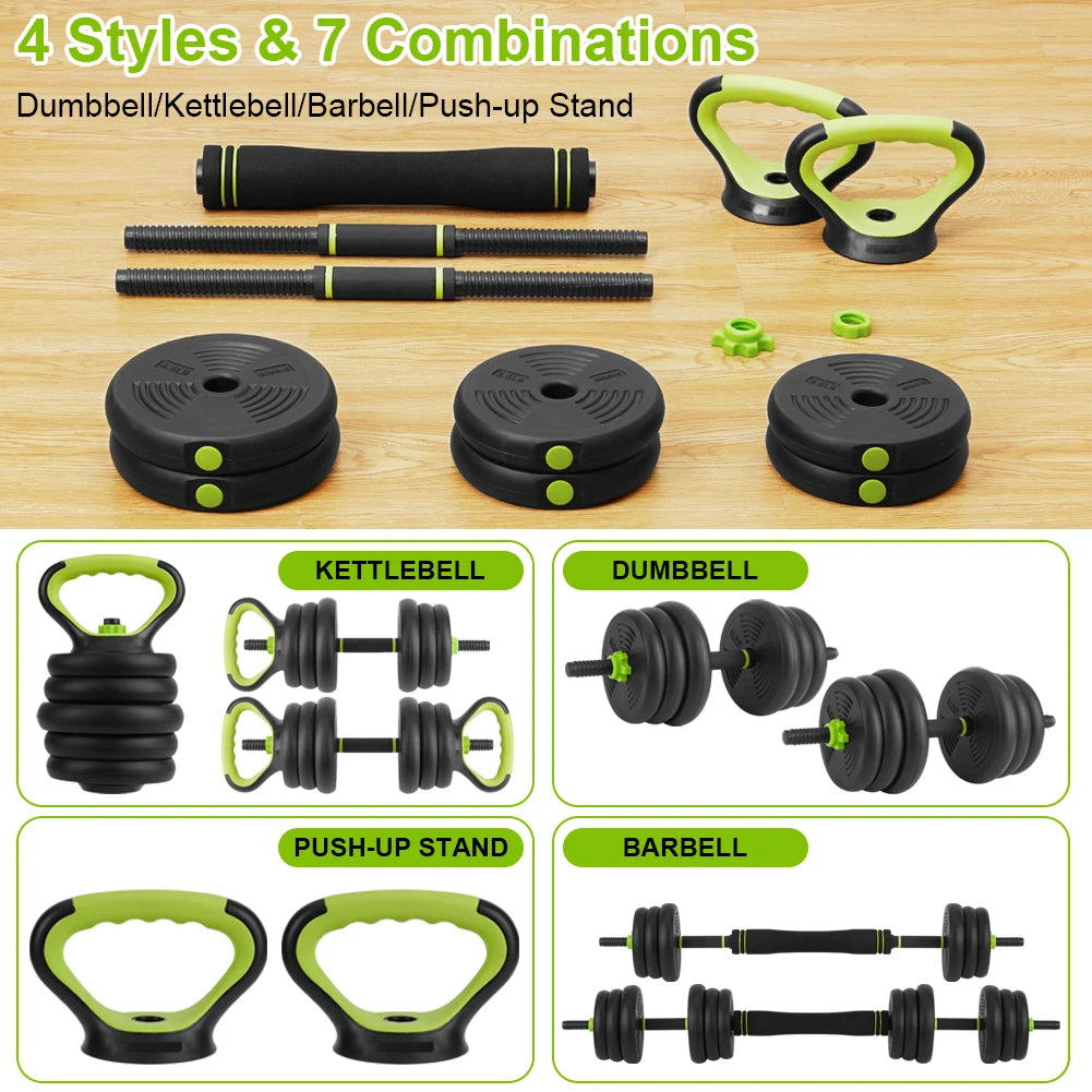 Adjustable Dumbbells 44/66/88Lbs Free Weight Set with Connector, 4 In 1 Weight Dumbbell Set Fitness Exercise for Home Gym