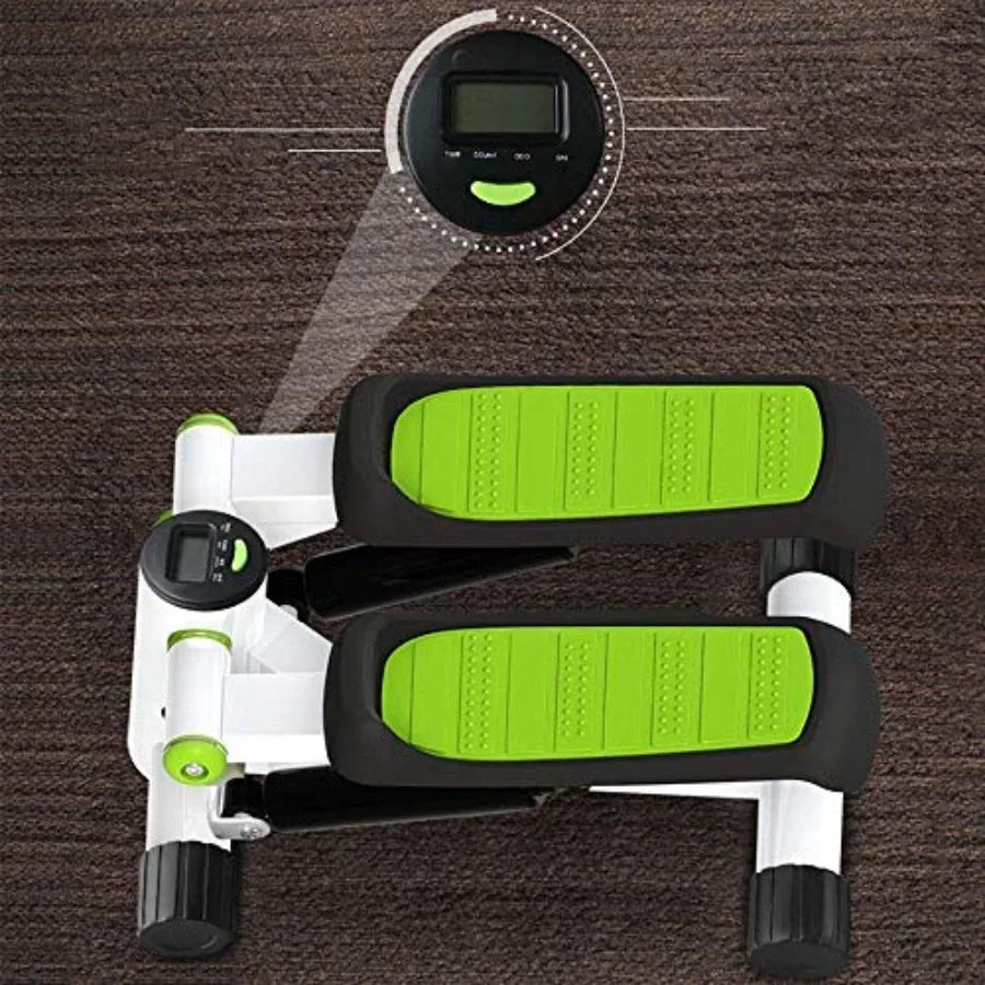 Mini Stepper Indoor Hydraulic Fitness Stair Machine Climbing Machine Mute Exercises Equipment with LCD Display for Home Install