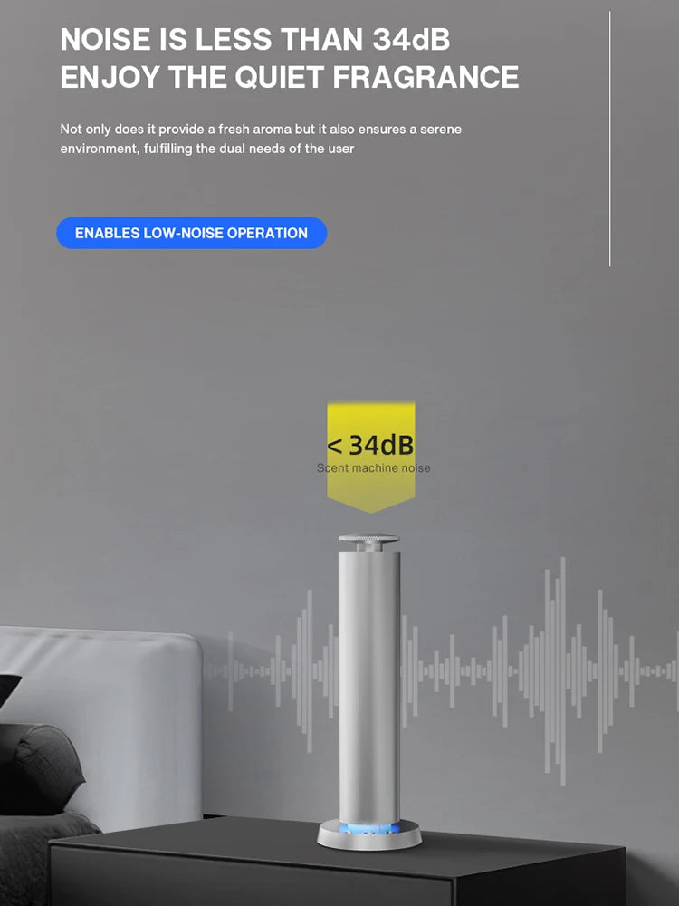NAMSTE 200m³ Smart Electric Smell Distributor Office Fragrance Diffuser Battery Aromatherapy Machine Home Aroma Diffuser