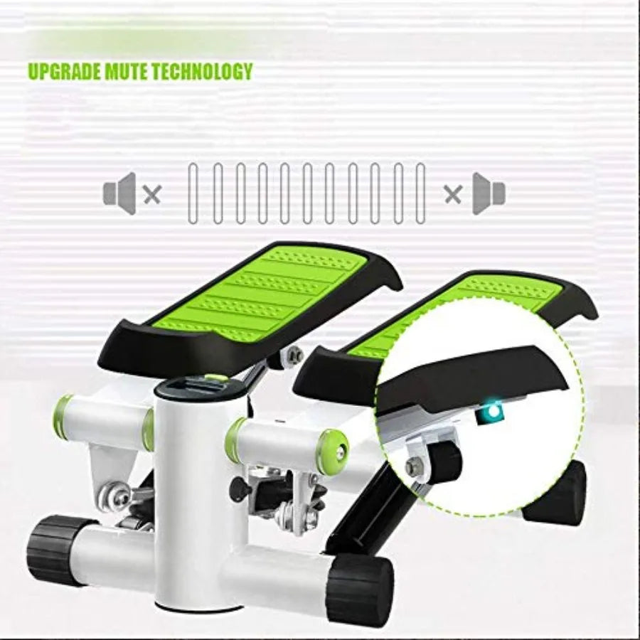 Mini Stepper Indoor Hydraulic Fitness Stair Machine Climbing Machine Mute Exercises Equipment with LCD Display for Home Install