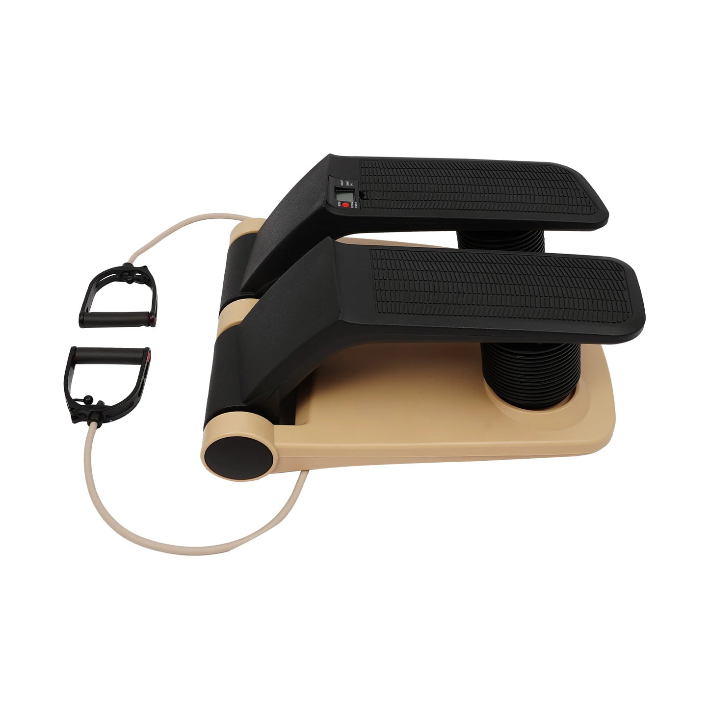 Air Twist Stepper, Mini Twist Stepper with LCD Display&Elastic Rope, Portable Step Machine for Home, Offices, Fitness Studios