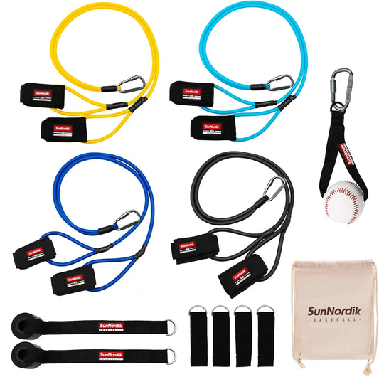Baseball Pitching Resistance Bands for Arm Strength Training, Improve Throwing Speed and Accuracy, All Skill Levels