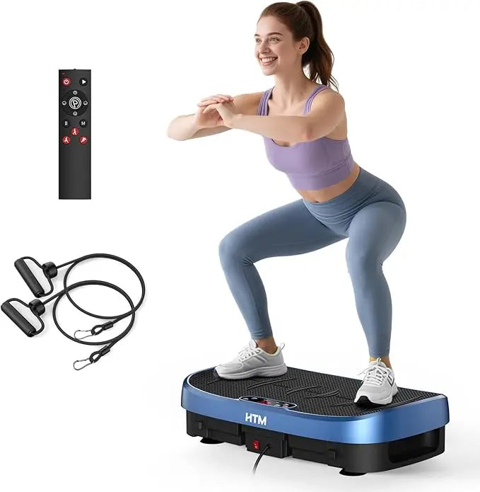 Vibration Plate Fitness Platform 120Levels Silent Operation Non-Slip Whole Body Exercise Board Home Gym Weight Loss Muscle Relax