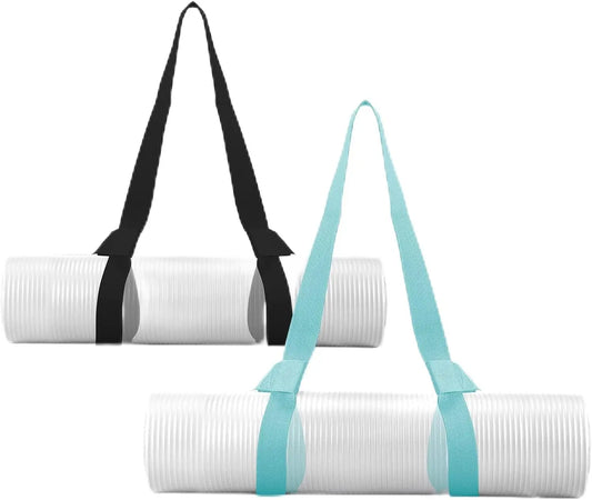 2-Pack Adjustable Yoga Mat Carrying Straps, Durable & Comfortable for Easy Transport