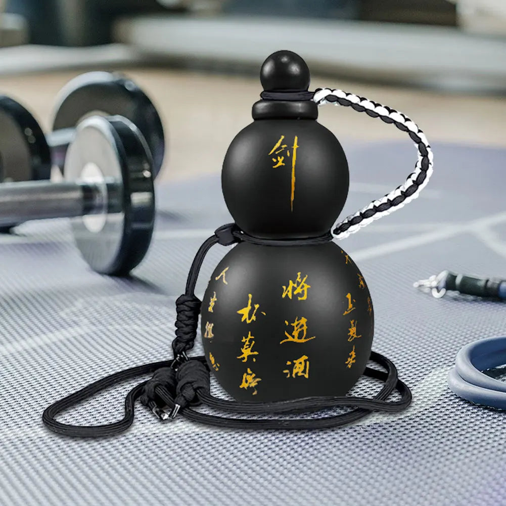 800ml Chinese Retro-Inspired Gourd Water Bottle Water Kettle 800ML Large Capacity Gourd Sports Water Bottle Gifts for Game Fans