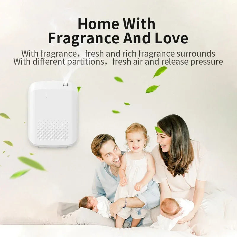 NAMSTE Fragrance Diffusers for Homes Aromatic Oil Diffuser Bluetooth Electric Home Air Freshener Machine Wall Hanging Machine