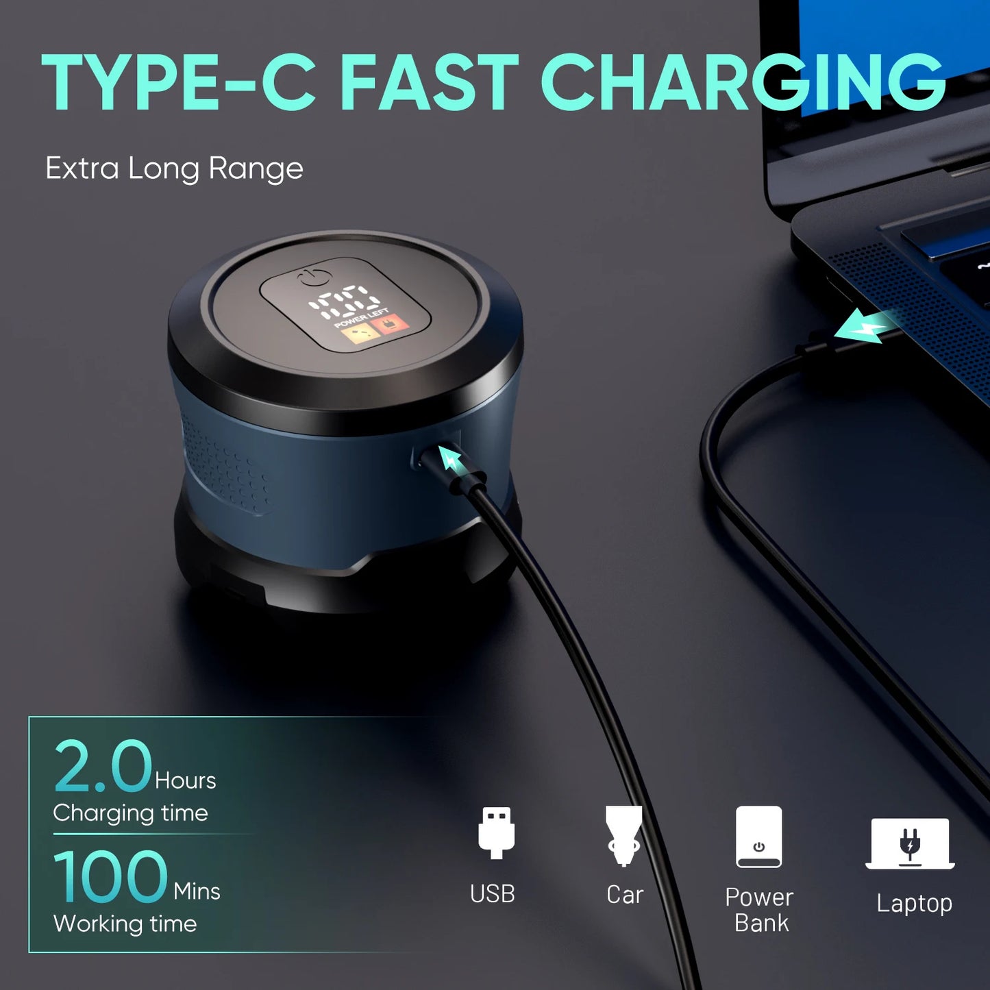 Solimpia 6D Bald Head Shaver with Magnetic Floating Blade Waterproof Type-C Fast Charging for Smooth Skin Efficient Hair Removal