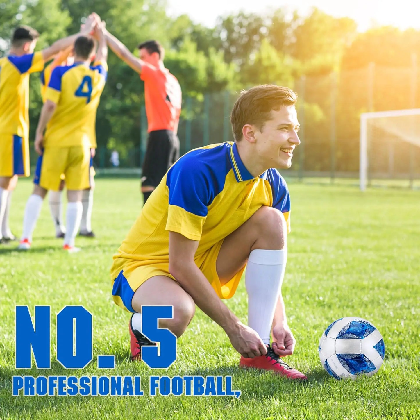 Molten F5A3200 Soccer Size 5 Competition Ball Soft Leather Football Student Training Ball