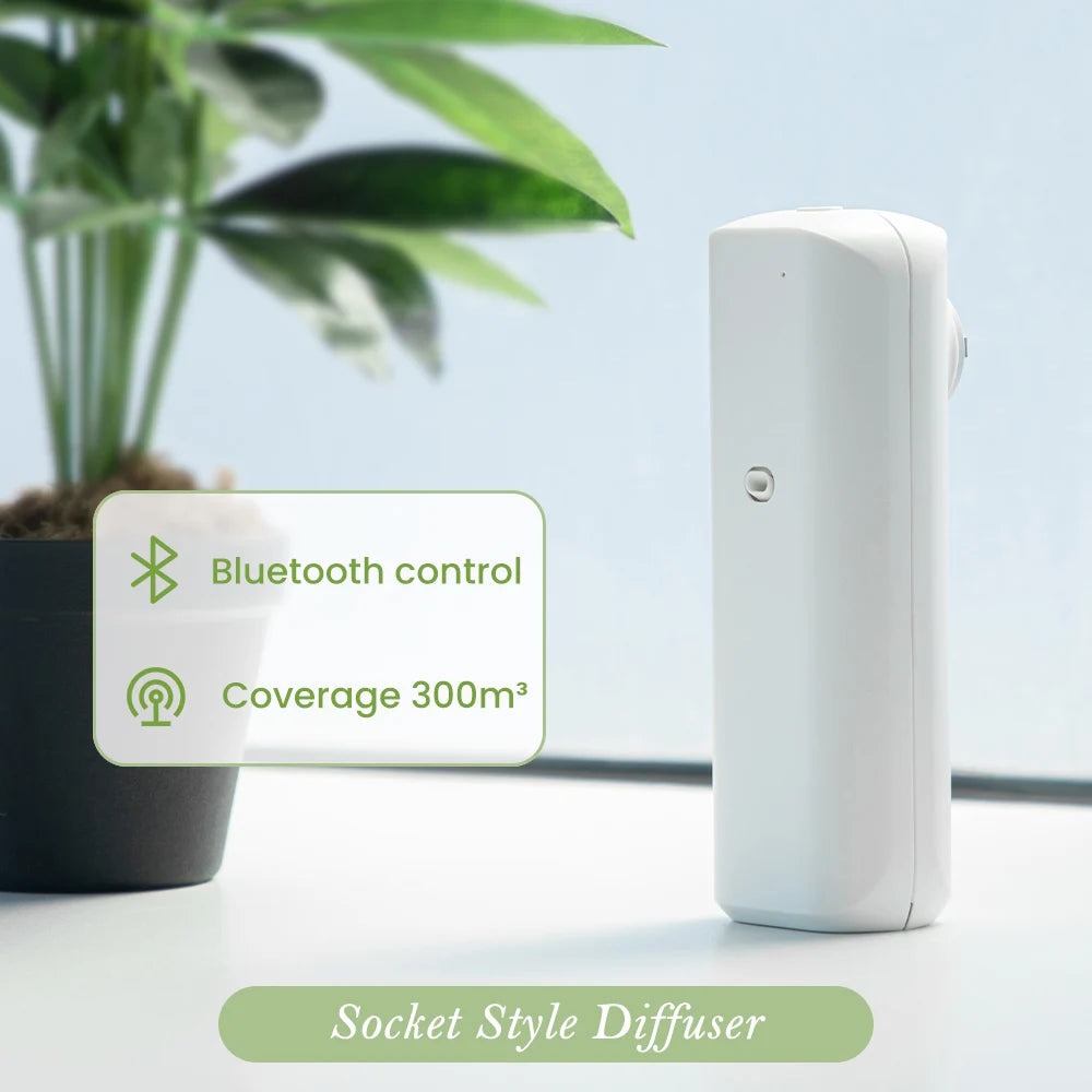 NAMSTE Plug in Wall Fragrance Diffuser Waterless Smart Flavoring Diffusers for Home 150ml Essential Oils Scent Air Machine 300m³