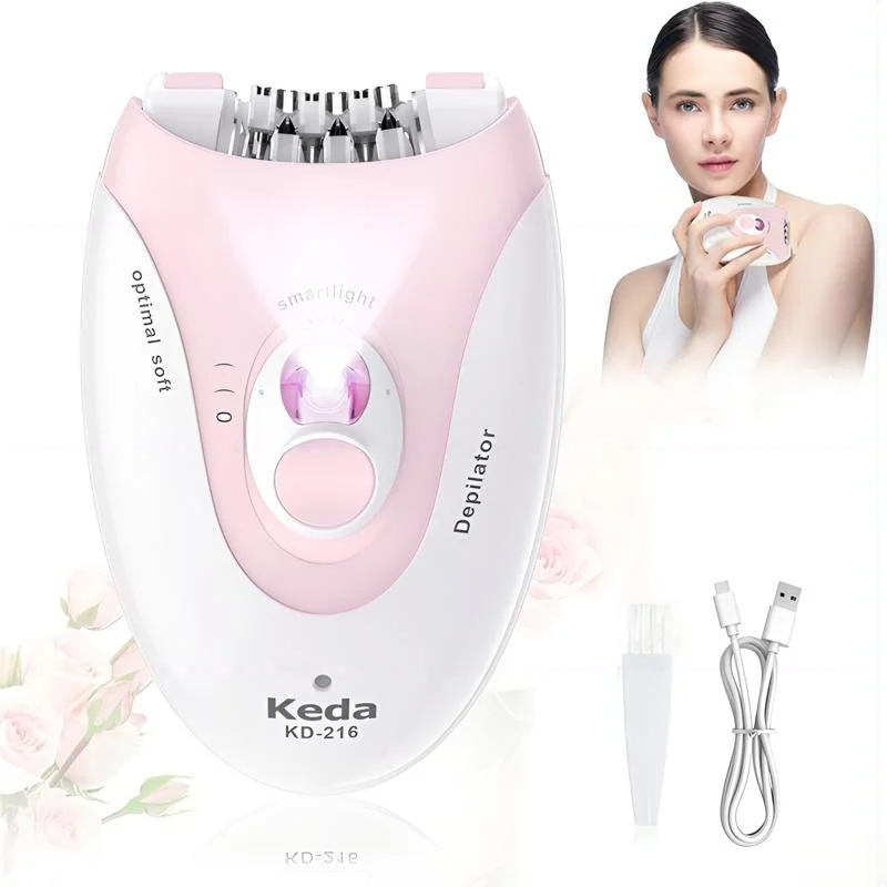 Rechargeable Electric Hair Remover for Women｜Dual-Speed Shaver｜Suitable for Face, Underarms, Legs & Bikini｜Portable Waterproof D