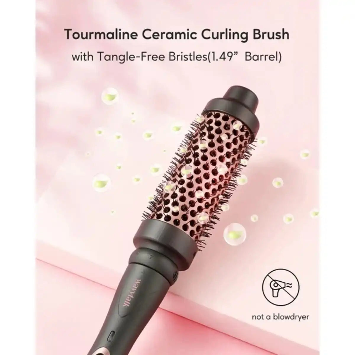 5 In 1 Curling Iron Wand Set, Instant Heating, With 4 Ceramic Barrels And 1 Curling Iron Brush
