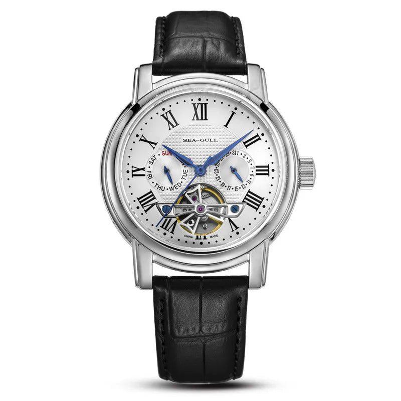 SEAGULL Luxury Watch Business Waterproof Male Clock Date Stainless Steel Mechanical Watch Men Watch reloj hombre 2023 D819.622