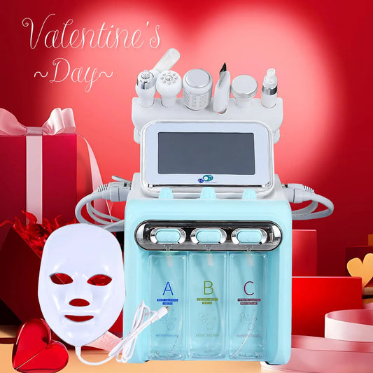 7 in 1 Oxygen Hydro  Bubble Machine  Face Hydra machine