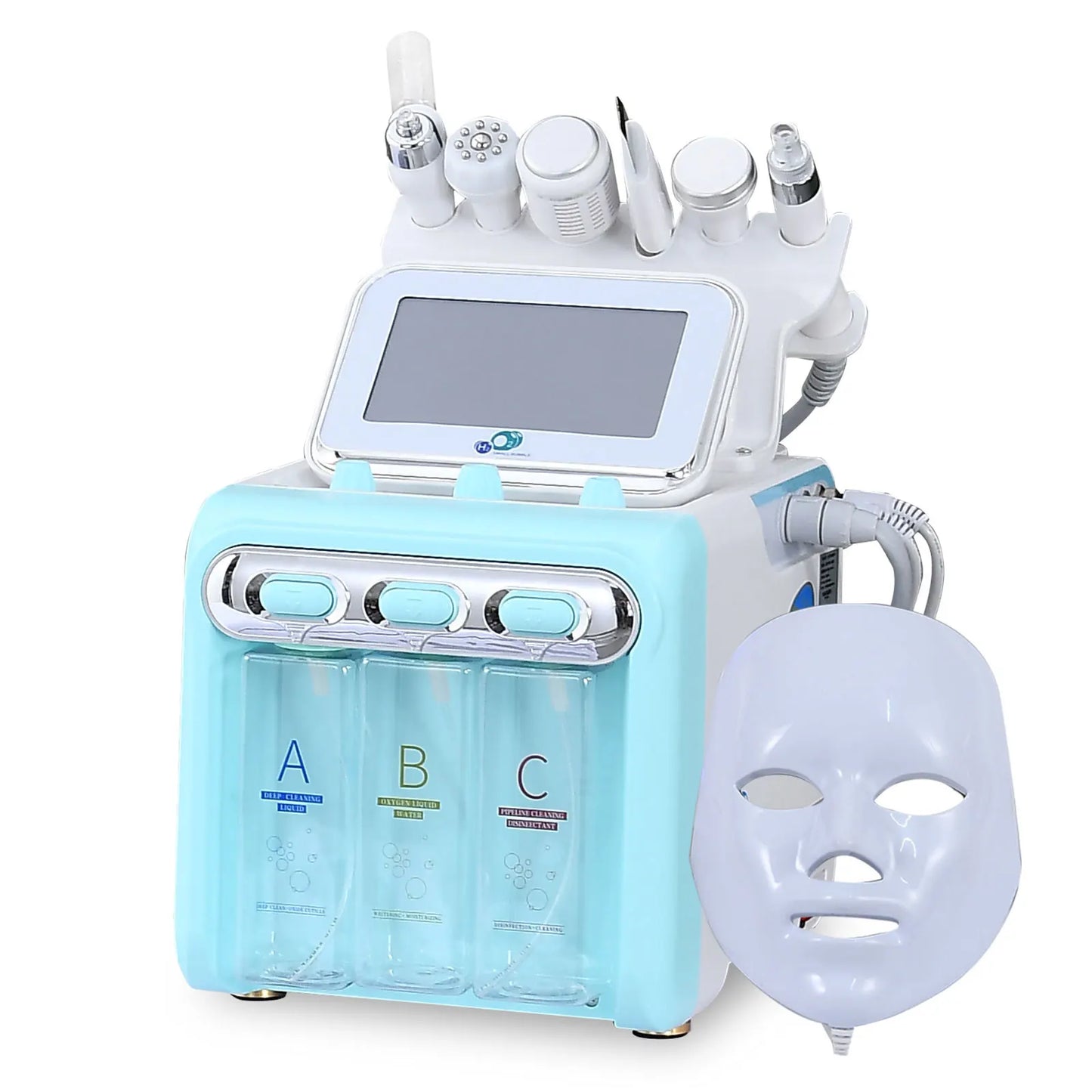 7 in 1 Oxygen Hydro  Bubble Machine  Face Hydra machine