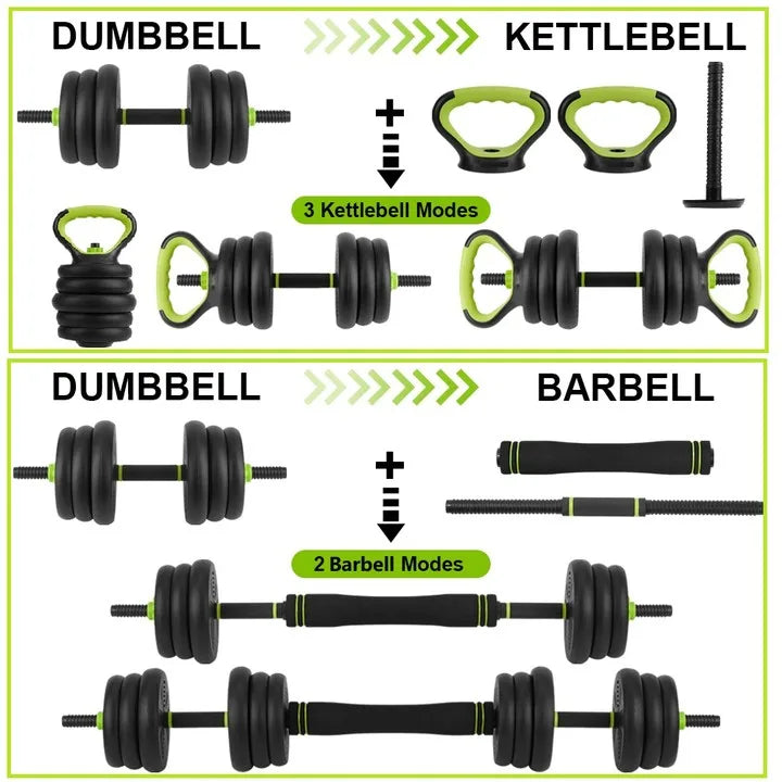 Adjustable Dumbbells 44/66/88Lbs Free Weight Set with Connector, 4 In 1 Weight Dumbbell Set Fitness Exercise for Home Gym