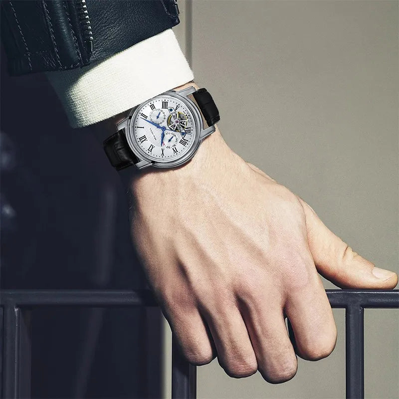 SEAGULL Luxury Watch Business Waterproof Male Clock Date Stainless Steel Mechanical Watch Men Watch reloj hombre 2023 D819.622