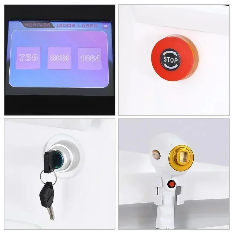 3500W Diode Laser Hair Removal Professional Machine esktop rejuvenation epilator for women Wavelengths