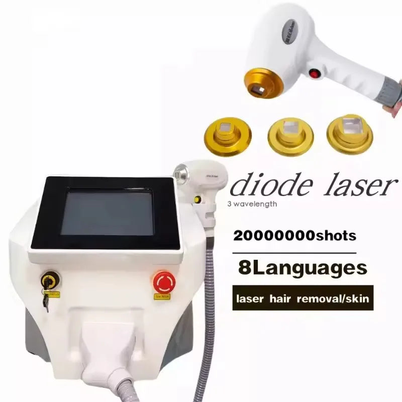 3500W Diode Laser Hair Removal Professional Machine esktop rejuvenation epilator for women Wavelengths