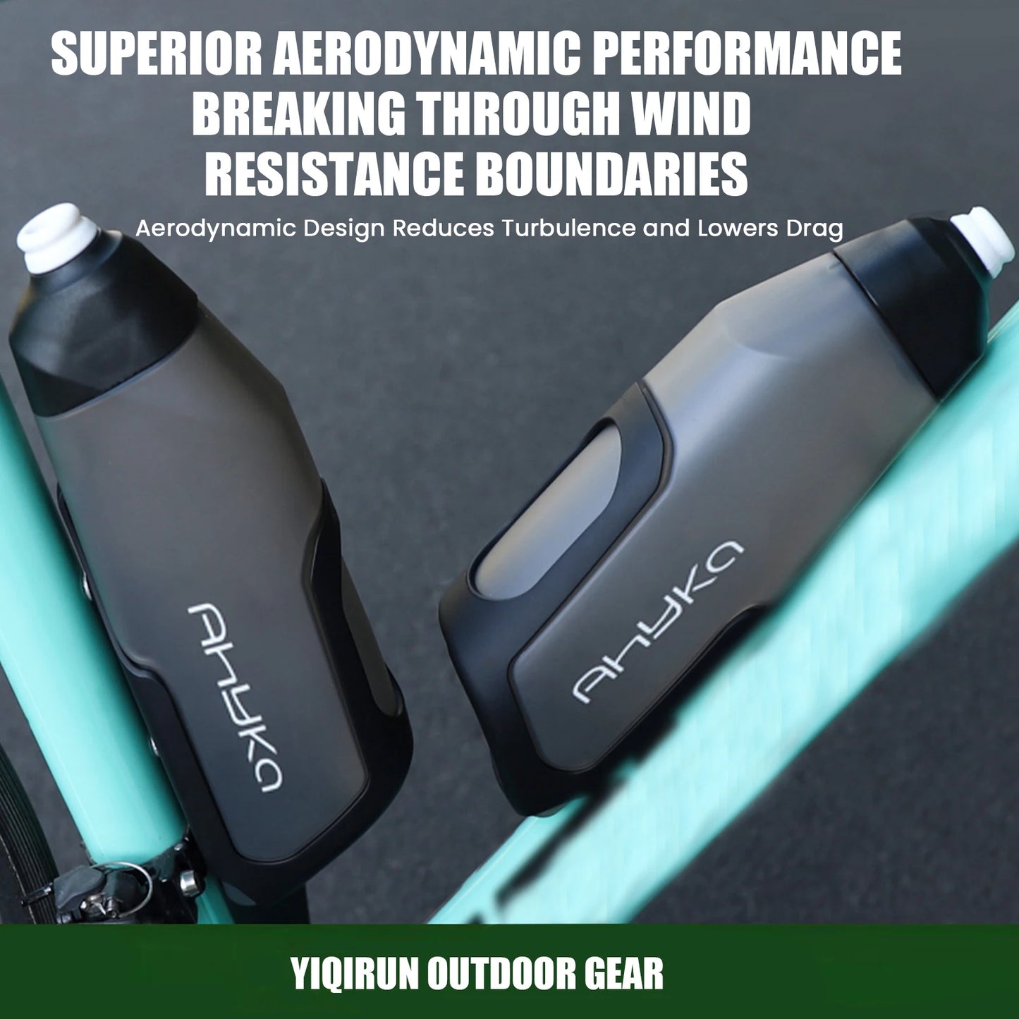Bicycle Aerodynamic Water Bottle Bracket Set 600ml Cycling Water Bottle Bicycle Water Bottle for Outdoor Cycling