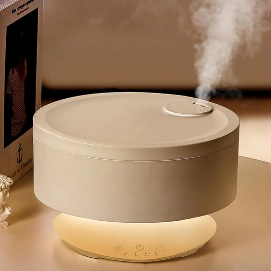 Large Ultrasonic Humidifier with Essential Oil Diffuser, Colorful Lights, 1.6L Top-Fill Tank, Ultra Quiet for Bedroom and Plants