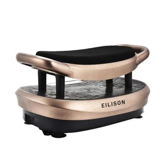 FITABS 3D Vibration Plate Exercise Machine with Seat - Oscillation Pulsation + Vibration Platform for Push Up Lymphatic Drainag