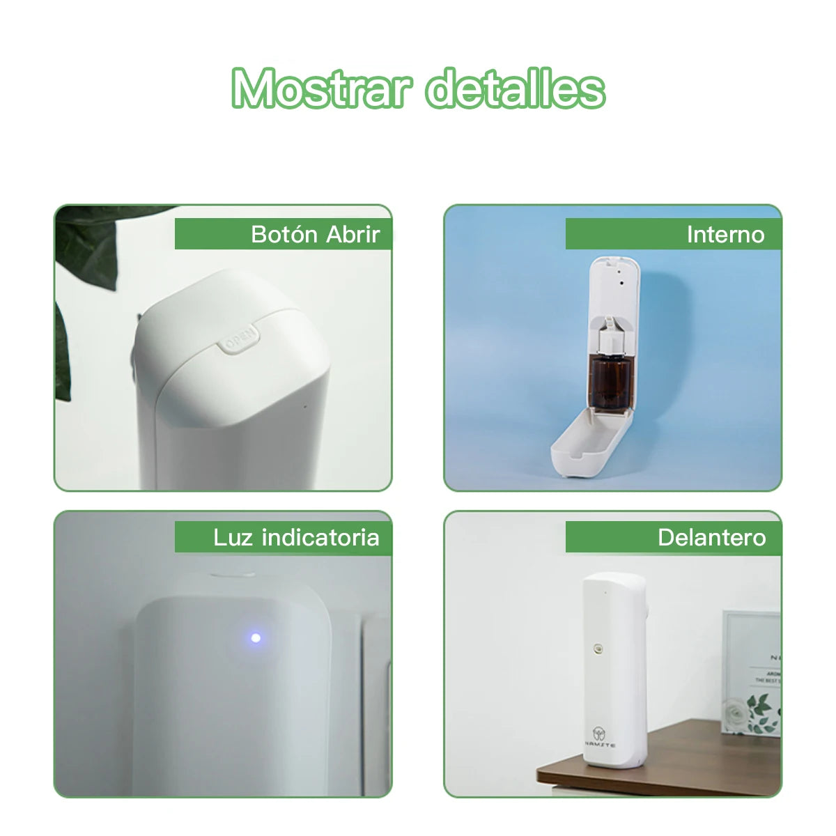 NAMSTE Plug in Wall Fragrance Diffuser Waterless Smart Flavoring Diffusers for Home 150ml Essential Oils Scent Air Machine 300m³