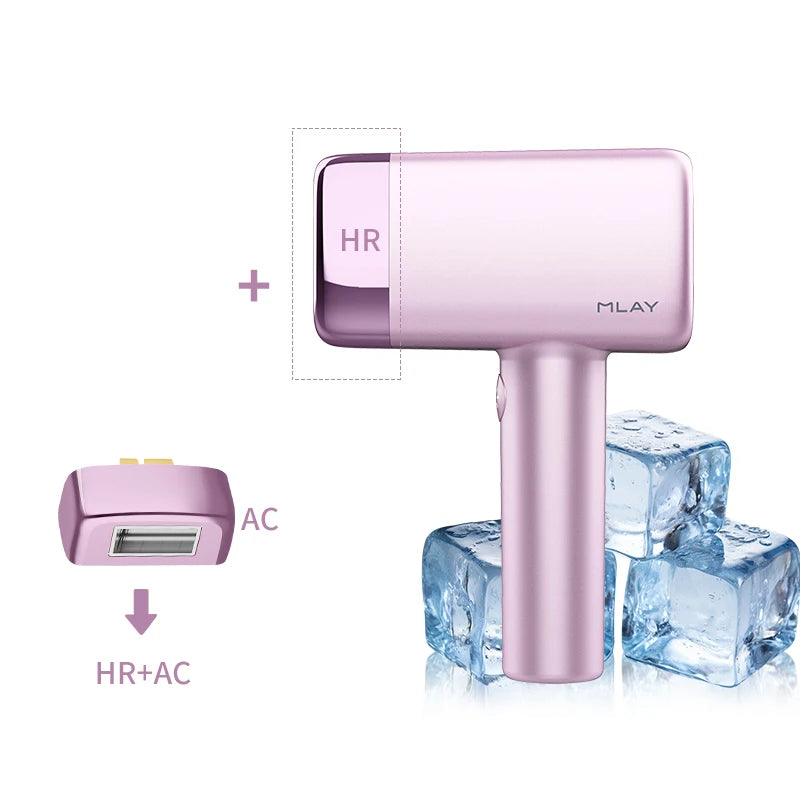 MLAY T14 IPL ICE Cooling IPL Laser Epilator Home Hair Removal Device Replaceable Face Body Bikini Lamps For Women Men Painless