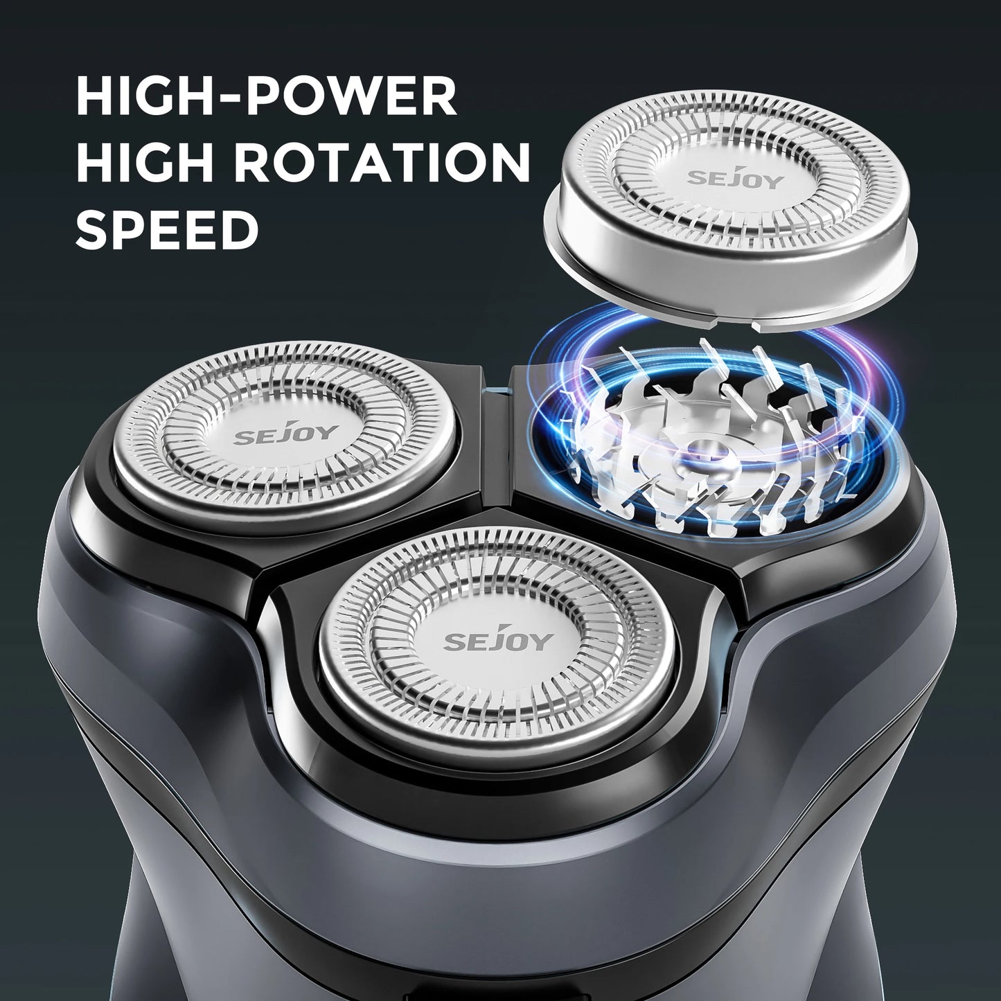 Sejoy Electric Razor for Men Rechargeable Electric Razor Shaving Machines Mens Electric Shavers