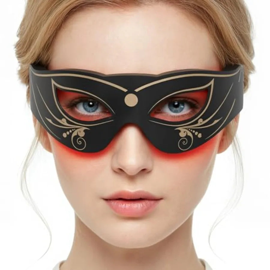 LED Eye Mask Red Light Therapy for Eyes Under Eye Red Light Therapy Device for Dark Circles Puffy Eyes Eye Bags and Fine Lines