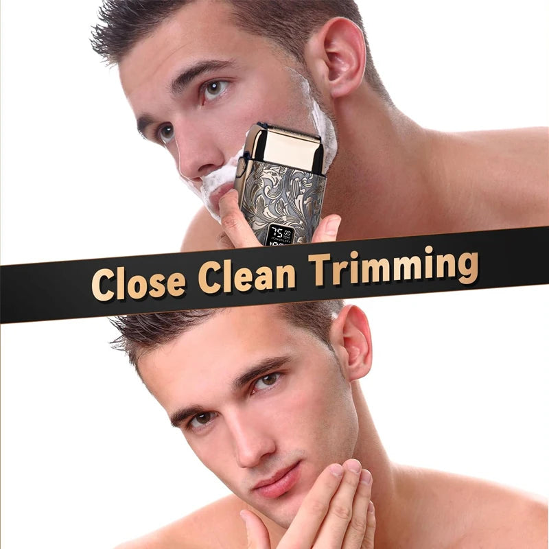 Ufree Close Shaver Electric Foil Shavers for Men, 3-Speed Electric Razor,  Home appliance, Face Shaving Beard Trimmer with LCD