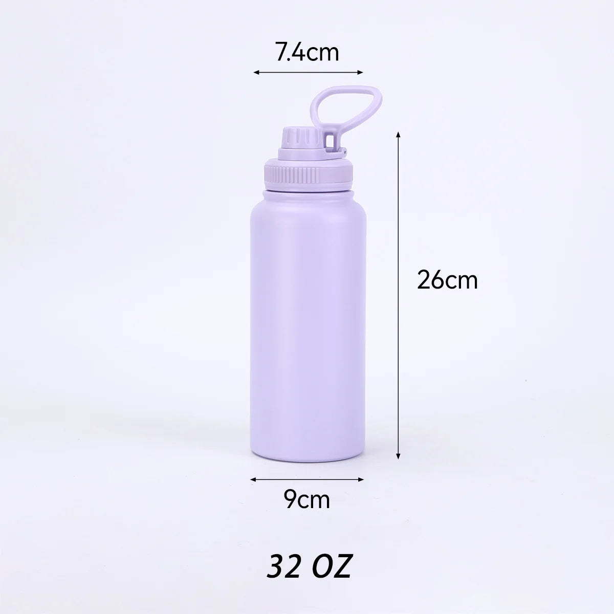 32oz Stainless Steel Water Bottle Vacuum Flasks Termos Outdoor Large Capacity Sports Water Bottle Travel Mug Gym Kettle