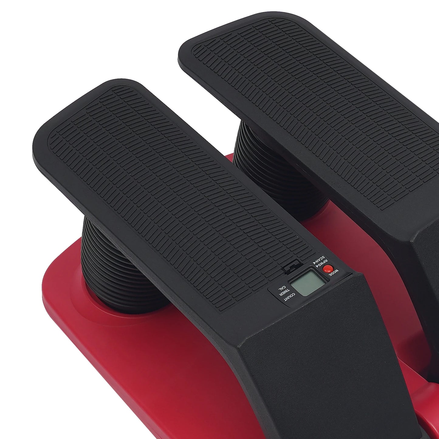 5 Tension Gears Portable Air Step Machine for Offices Workers, Home Gyms, Mini Twist Stepper with LCD Display & Elastic Rope