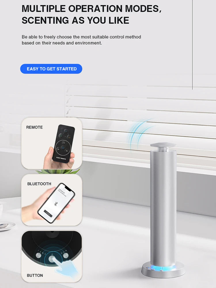 NAMSTE 200m³ Smart Electric Smell Distributor Office Fragrance Diffuser Battery Aromatherapy Machine Home Aroma Diffuser