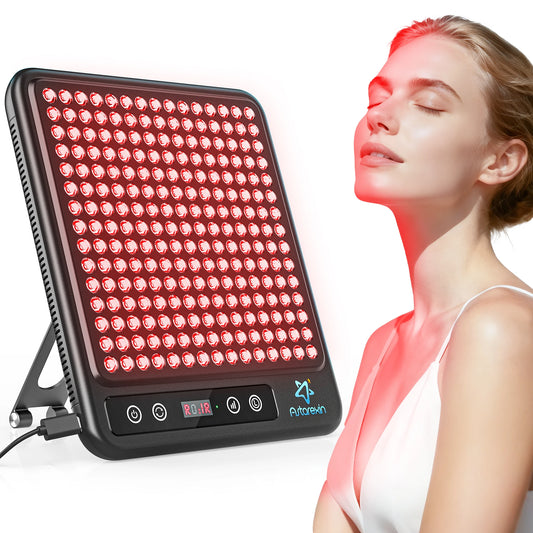 Astarexin Red Light Therapy Panel Device LED Facial Anti-inflammatory Skin Care Light 660nm850nm Lamp for Anti-Aging Pain Relief