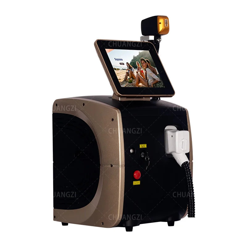 808nm Diode Laser Hair Removal Machine 3 wave Ice Titanium Painles Permanent Alexandrite Device For Professional Salon Depilador