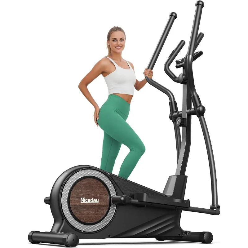 Niceday Elliptical Exercise Machine, Elliptical Machine for Home, Magnetic Elliptical Trainer with 15.5IN-19IN Stride, 1