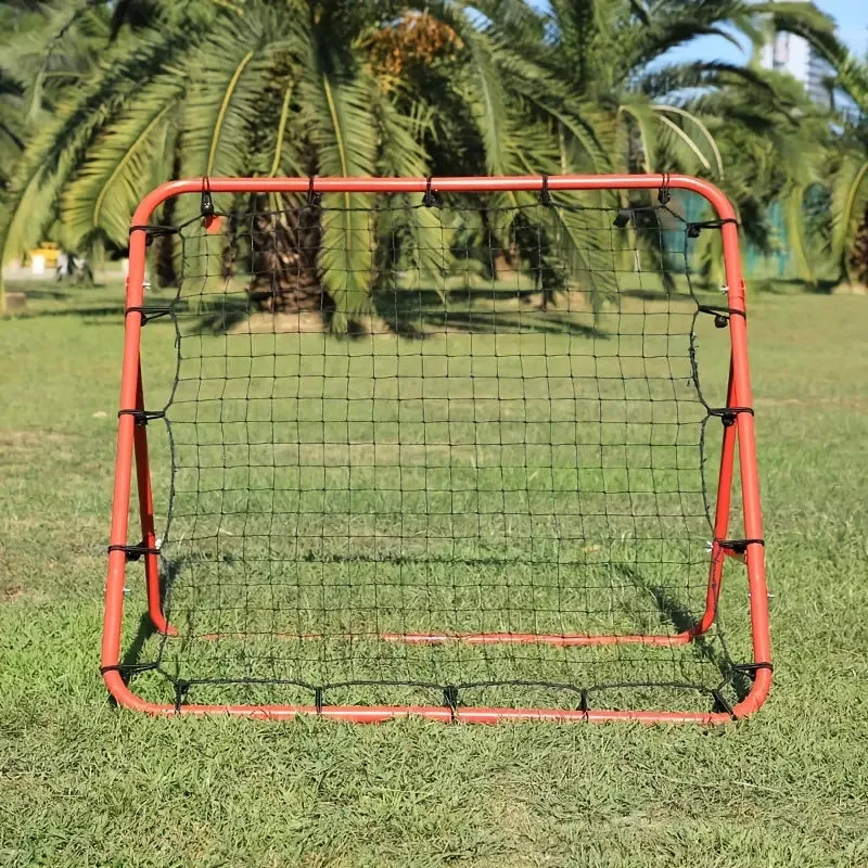 Steel Collapsible Football Rebound Target Net Adjustable Soccer Bounce Goal Mesh Shooting Assist Training Equipments
